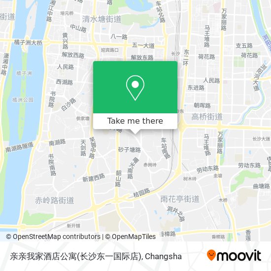 亲亲我家酒店公寓(长沙东一国际店) map