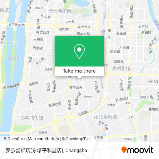 罗莎蛋糕店(东塘平和堂店) map