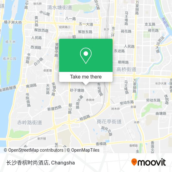 长沙香槟时尚酒店 map