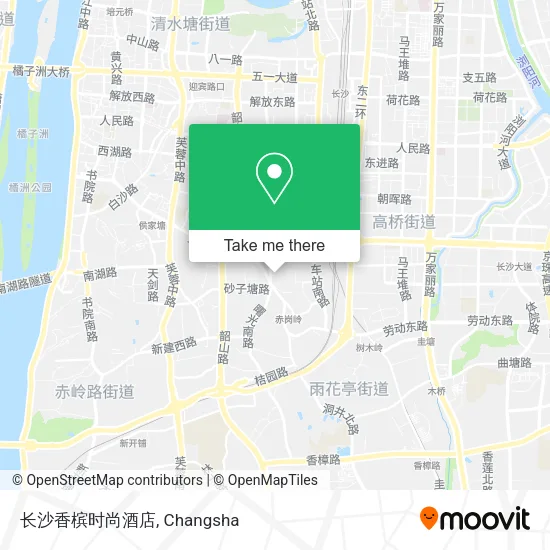 长沙香槟时尚酒店 map