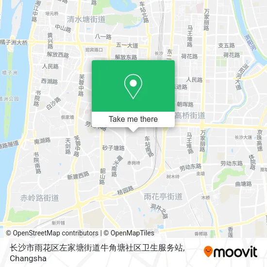 长沙市雨花区左家塘街道牛角塘社区卫生服务站 map