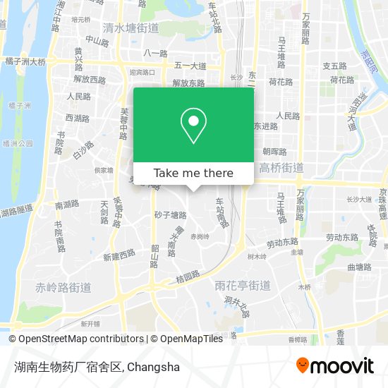 湖南生物药厂宿舍区 map