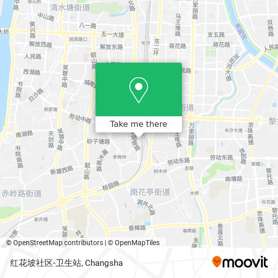 红花坡社区-卫生站 map