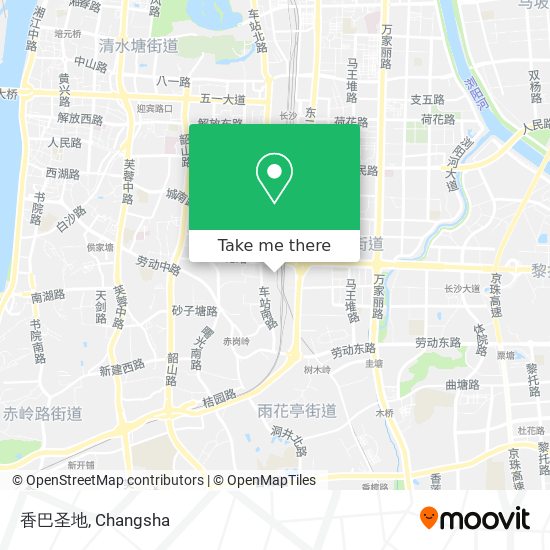香巴圣地 map