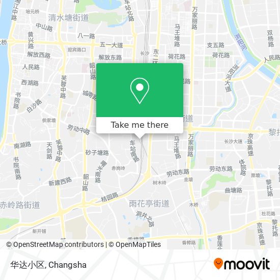 华达小区 map