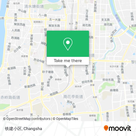 铁建小区 map