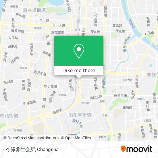 今缘养生会所 map