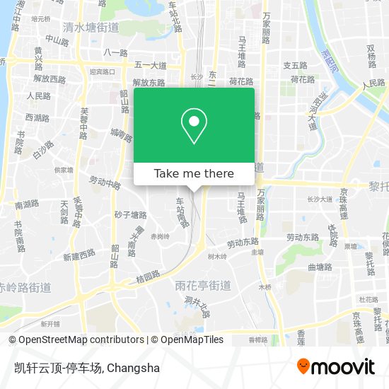 凯轩云顶-停车场 map
