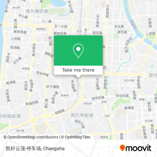 凯轩云顶-停车场 map