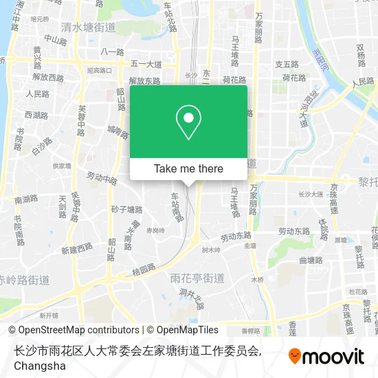 长沙市雨花区人大常委会左家塘街道工作委员会 map