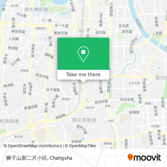 狮子山新二片小区 map