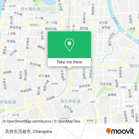 亮煜生活超市 map