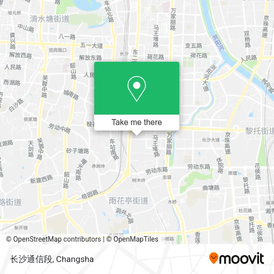 长沙通信段 map