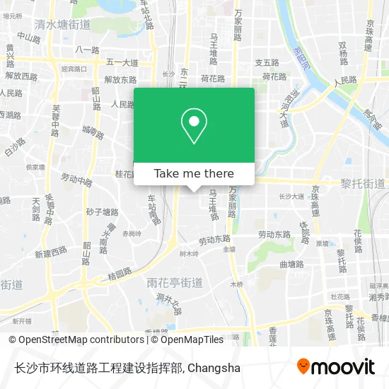 长沙市环线道路工程建设指挥部 map