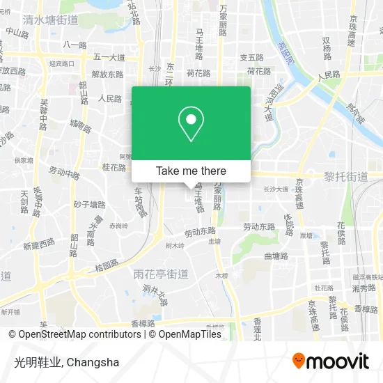 光明鞋业 map