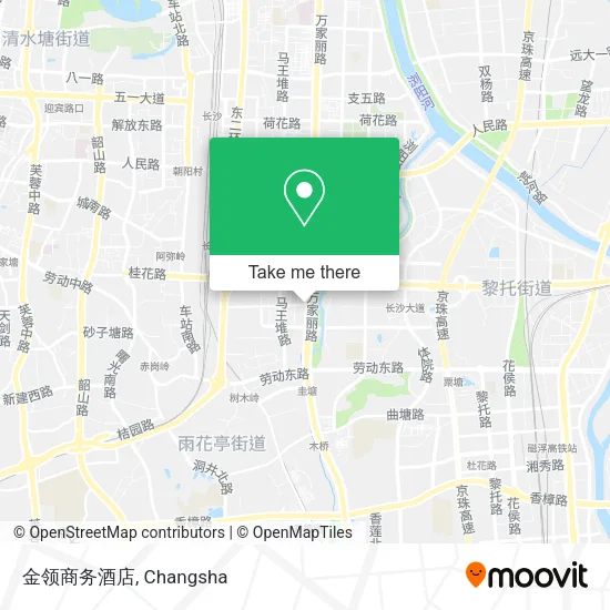 金领商务酒店 map