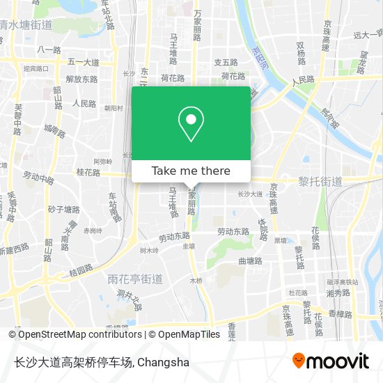 长沙大道高架桥停车场 map