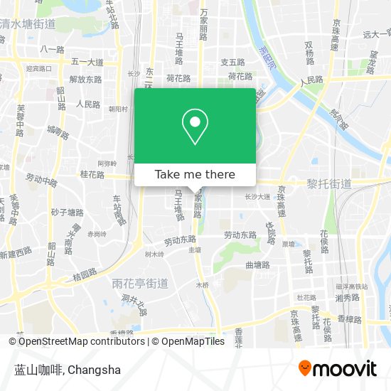 蓝山咖啡 map
