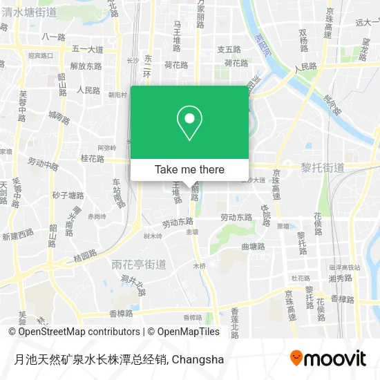 月池天然矿泉水长株潭总经销 map