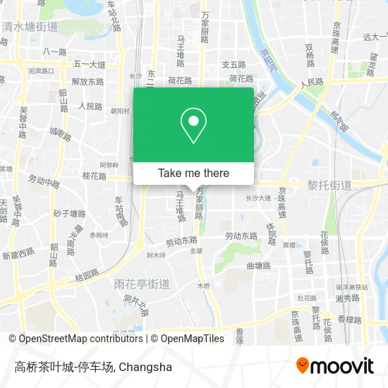 高桥茶叶城-停车场 map
