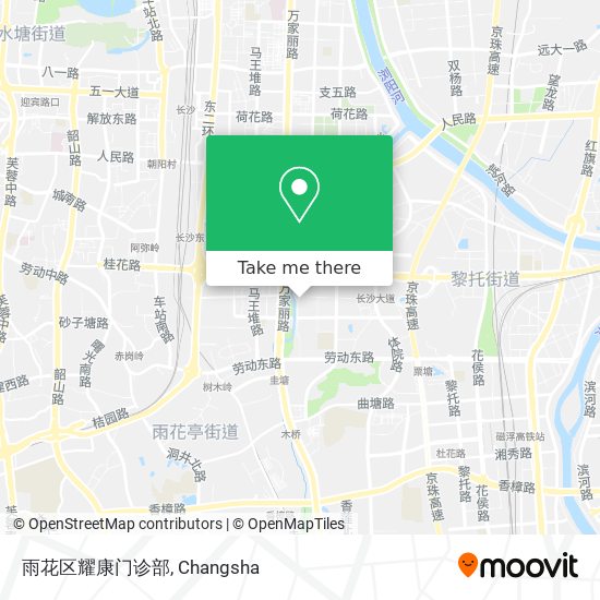 雨花区耀康门诊部 map