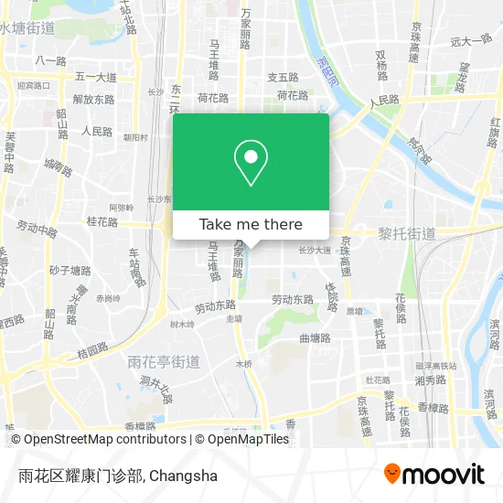 雨花区耀康门诊部 map