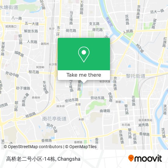 高桥老二号小区-14栋 map
