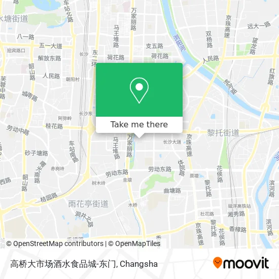 高桥大市场酒水食品城-东门 map