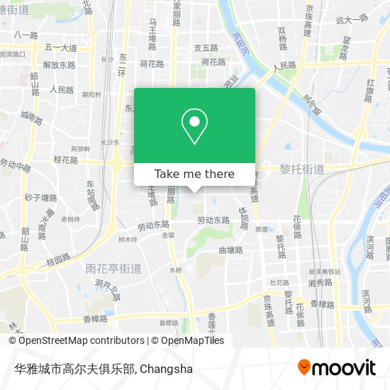 华雅城市高尔夫俱乐部 map