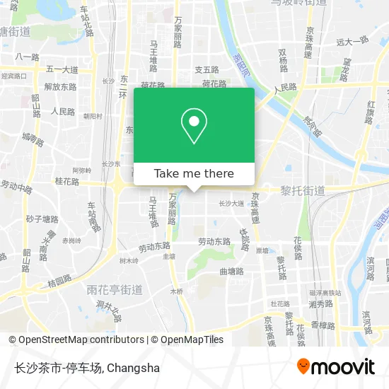 长沙茶市-停车场 map