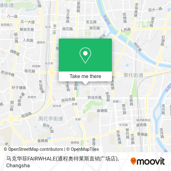 马克华菲FAIRWHALE(通程奥特莱斯直销广场店) map