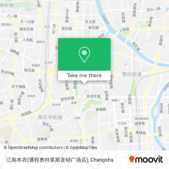 江南布衣(通程奥特莱斯直销广场店) map