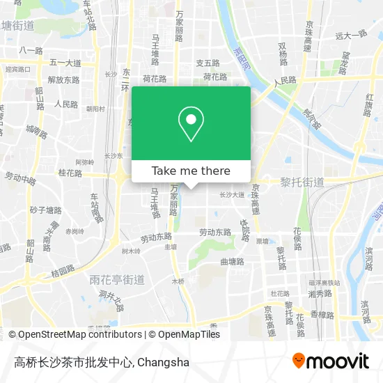 高桥长沙茶市批发中心 map