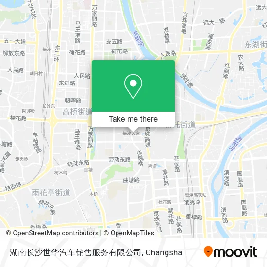湖南长沙世华汽车销售服务有限公司 map