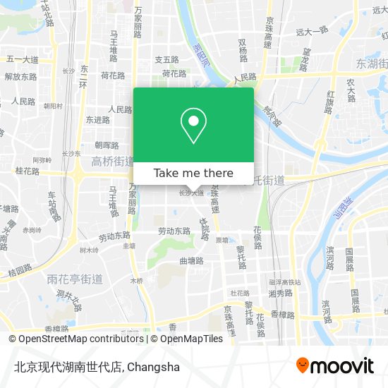 北京现代湖南世代店 map