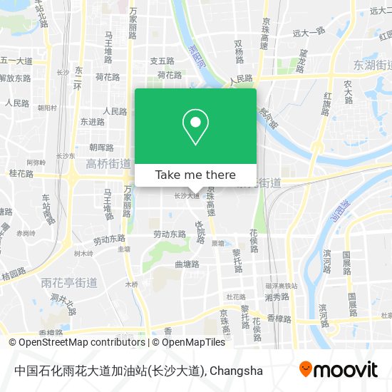 中国石化雨花大道加油站(长沙大道) map