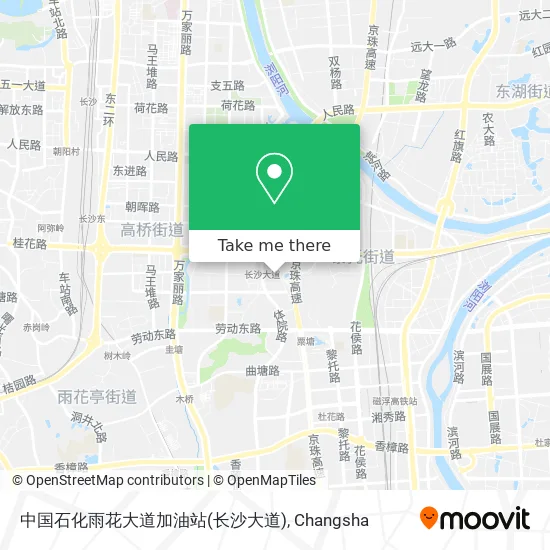 中国石化雨花大道加油站(长沙大道) map
