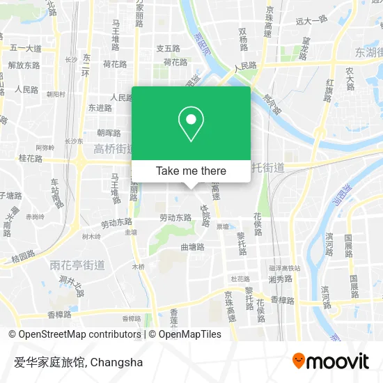 爱华家庭旅馆 map