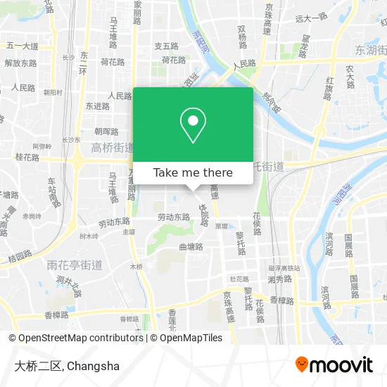 大桥二区 map
