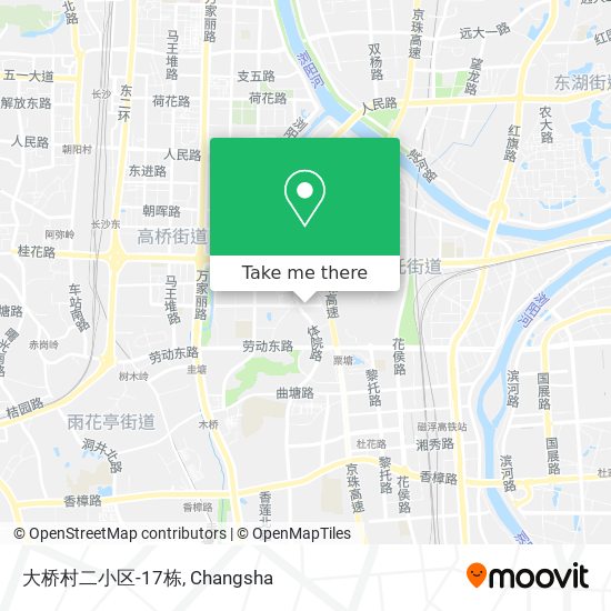 大桥村二小区-17栋 map
