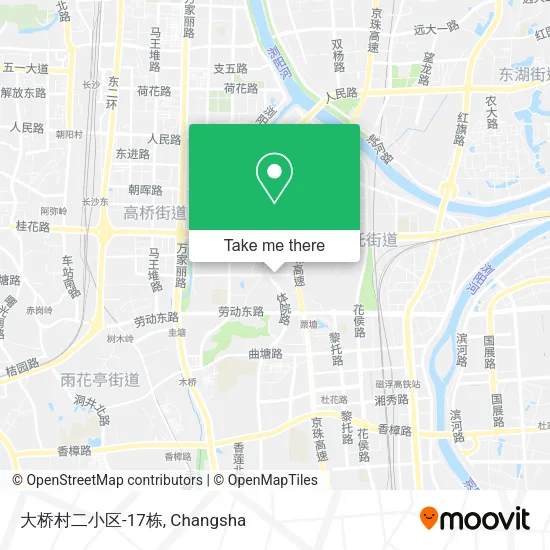 大桥村二小区-17栋 map
