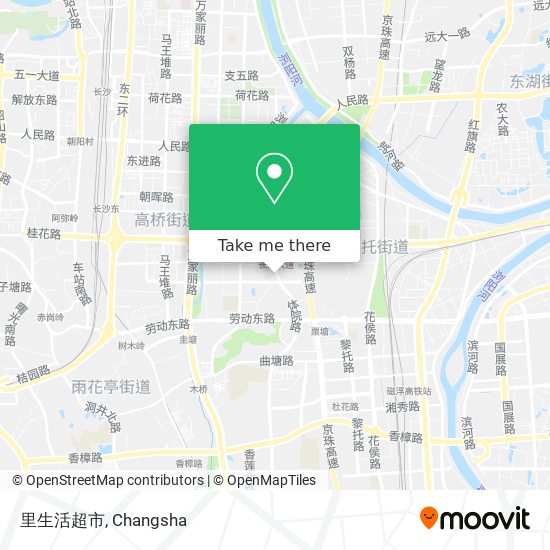 里生活超市 map