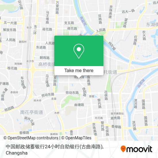 中国邮政储蓄银行24小时自助银行(古曲南路) map