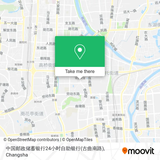 中国邮政储蓄银行24小时自助银行(古曲南路) map
