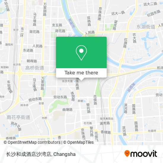 长沙和成酒店沙湾店 map