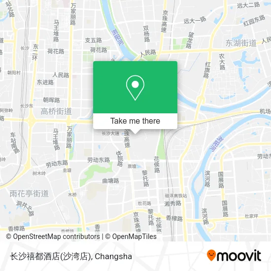 长沙禧都酒店(沙湾店) map