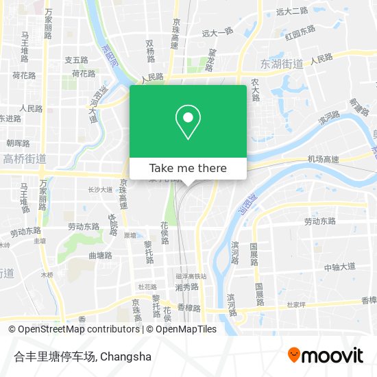 合丰里塘停车场 map