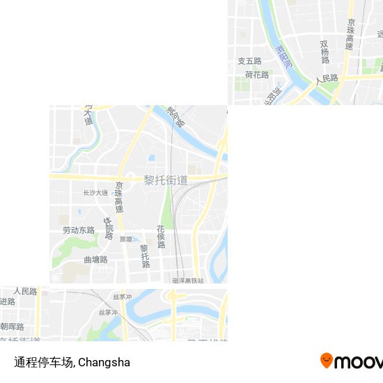 通程停车场 map