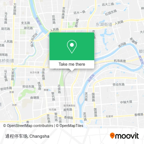 通程停车场 map