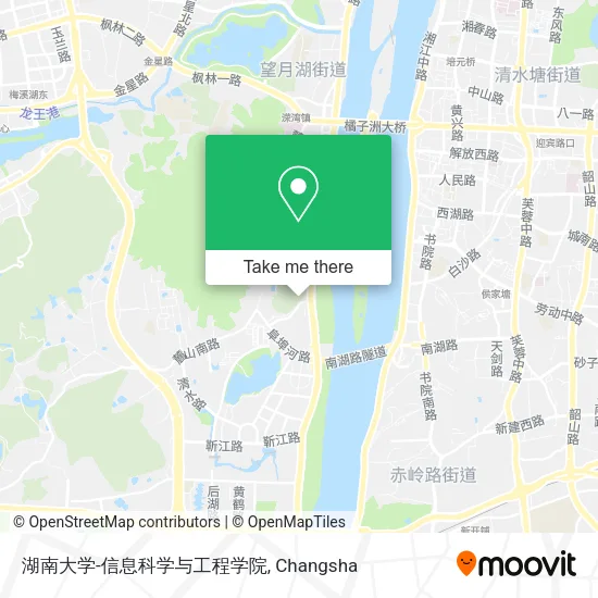 湖南大学-信息科学与工程学院 map
